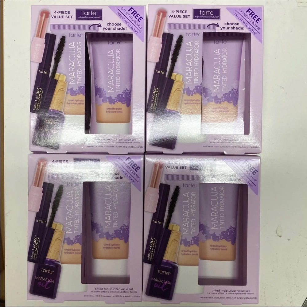 4x Tarte 3Pc set ($124 value)
